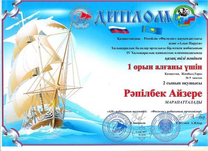 Достижение учащихся 2016-2017 уч.год