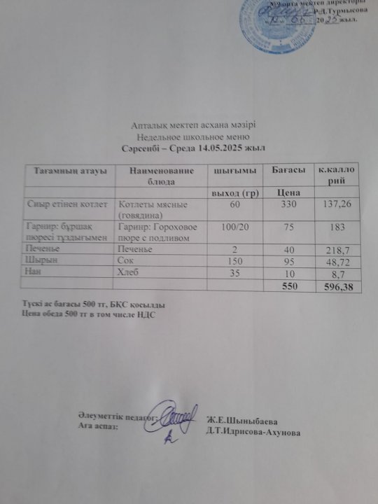 Ас мәзірі