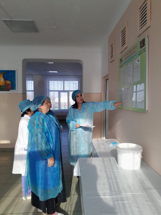 Тамақтану сапасын бақылау бойынша бракераж комисия тобының тексеру жұмысы